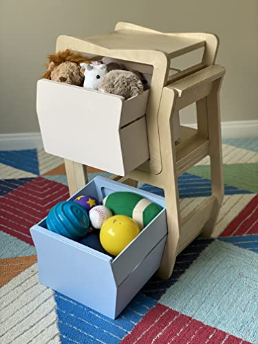 DR. ORGANIZER TYL Children's, one Size, with Yellow Storage Box, Brown Chair