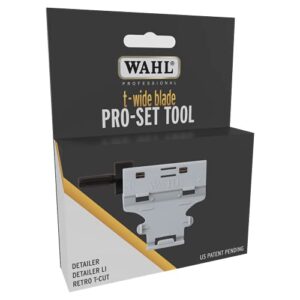 Wahl Professional - T-Wide Blade Pro-Set Tool #03315 - Compatible with T-wide Blades On the 5-Star Detailer/Retro T-Cut/Cordless Detailer Li Models
