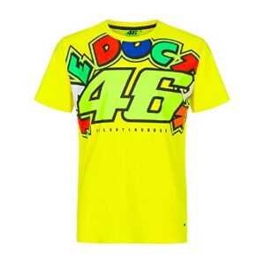 vr 46 men’s standard short sleeve, yellow, l