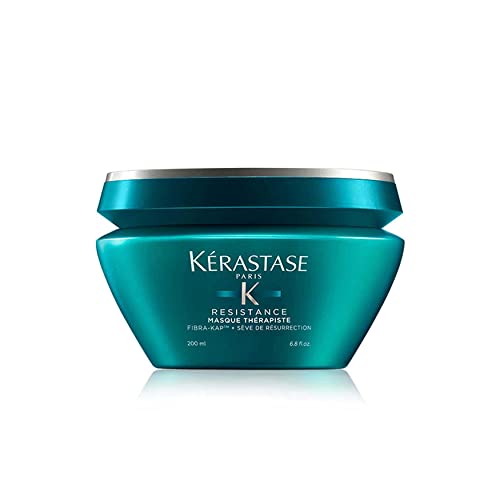 Kerastase Resistance Therapiste Hair Mask | Repairing Cream for Weak, Over-Processed and Damaged Hair | Strengthens and Deeply Nourishes | Protects Against Breakage | For Weak Hair | 6.8 Fl Oz