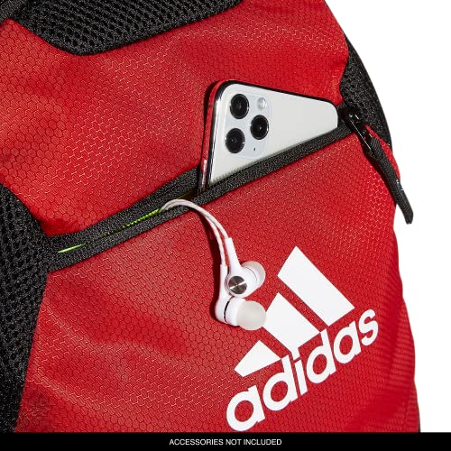 adidas Stadium 3 Sports Backpack, Team Power Red, One Size