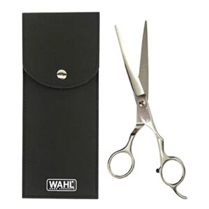 wahl clipper high-performance stainless-steel haircutting shears for extreme precision cutting, trimming at home – model 3012
