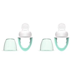 dr. brown’s designed to nourish, fresh firsts silicone feeder, mint, one size (pack of 2)
