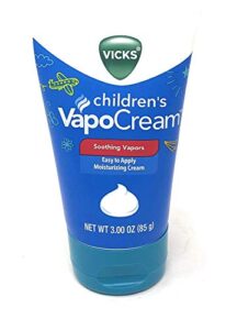 vicks childrens vapocream, soothing vapors moisturizing cream 3oz