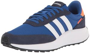 adidas men’s 70s running shoe, team royal blue/white/impact orange, 13