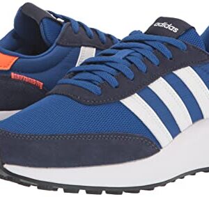 adidas Men's 70s Running Shoe, Team Royal Blue/White/Impact Orange, 13