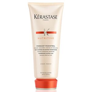 kerastase nutritive nourishing conditioner | for severely dry hair | moisturizes and softens | with irisome complex | fondant magistral | 6.8 fl oz