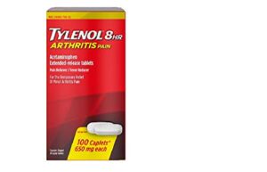 tylenol 8 hour arthritis pain caplets, 100 count