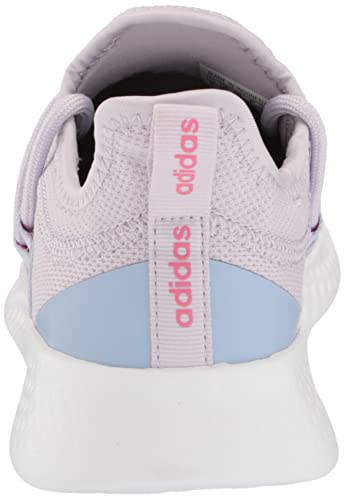 adidas Women's Puremotion Adapt 2.0 Sneaker, Silver Dawn/White/Blue Dawn, 9