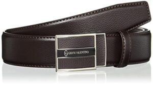 gianni valentino(ジャンニバレンチノ) men’s strap, chocolate, 幅35mm 本体105cm