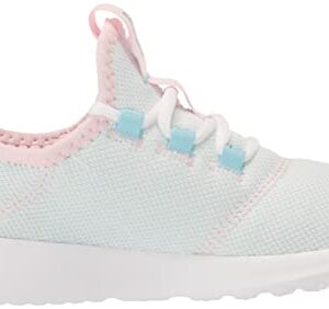 adidas Cloudfoam Pure 2.0 Running Shoe, Almost Blue/Clear Pink/Bliss Blue, 5 US Unisex Big Kid