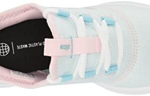 adidas Cloudfoam Pure 2.0 Running Shoe, Almost Blue/Clear Pink/Bliss Blue, 5 US Unisex Big Kid