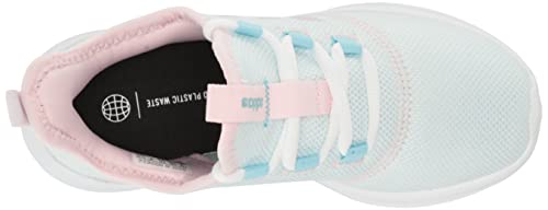 adidas Cloudfoam Pure 2.0 Running Shoe, Almost Blue/Clear Pink/Bliss Blue, 5 US Unisex Big Kid