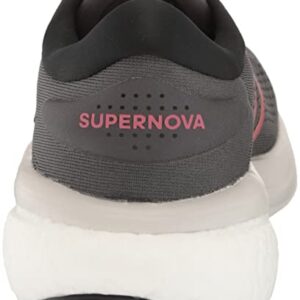 adidas Women's Supernova 2 Running Shoe, Grey/Wonder Red/Black, 9