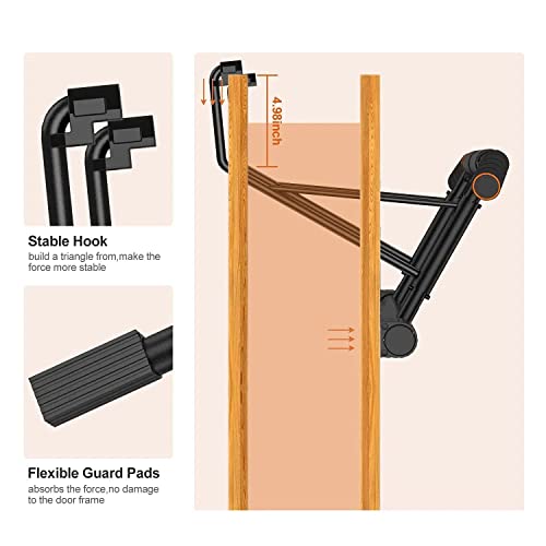 CEAYUN Pull up Bar for Doorway, Portable Pullup Chin up Bar Home, No Screws Multifunctional Dip bar Fitness, Door Exercise Equipment Body Gym System Trainer