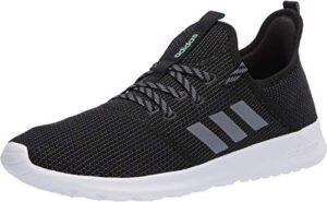 adidas women’s cloudfoam pure running shoe, black/grey/grey, 8