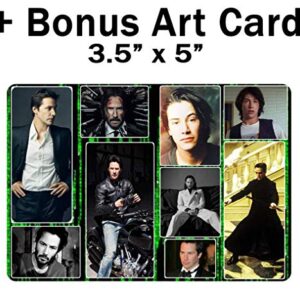 The Matrix: Complete Movie Trilogy and Anime Film DVD (Reloaded / Revolutions / Animatrix) with Bonus Art Card