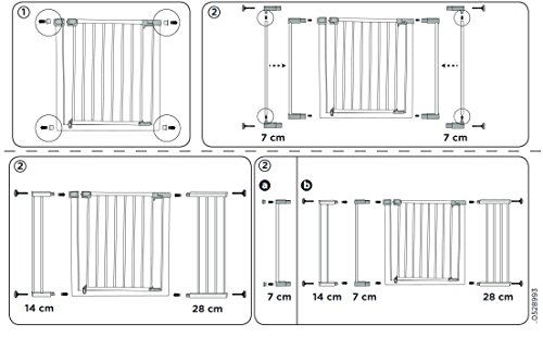 Safety 1st 14 cm Extensions for Pressure Fit Gate