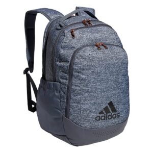 adidas defender team sports backpack, jersey onix grey/onix grey/rose gold, one size