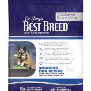 Best Breed Dr. Gary's Working Dog Diet Made in USA [Natural High Calorie Dry Dog Food]- 13lbs, Dark Brown (7-53182-95269-7)