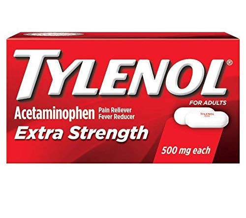 Product Of Tylenol Extra Strength, Pain/Fever Reducer Caplets, Count 1 - Headache/Pain Relief / Grab Varieties & Flavors