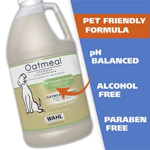 Wahl Dry Skin & Itch Relief Pet Shampoo for Dogs – Oatmeal Formula with Coconut Lime Verbena 64oz - Model 821004-050