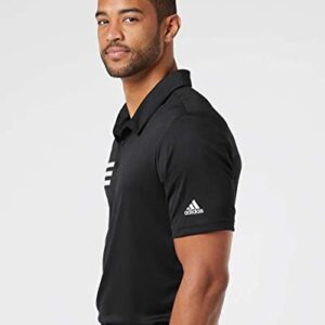 adidas Mens 3-Stripes Chest Sport Shirt (A324) -Collegiate -L