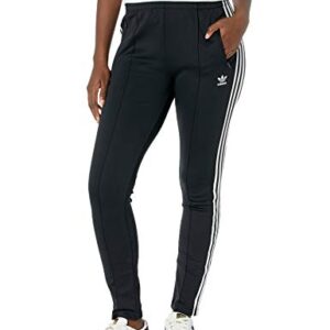 adidas Originals womens Superstar Primeblue Track Pants, Black/White, Small US