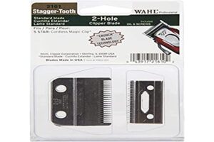 wahl stagger tooth 5 star blade magic clip cordless clipper head, 0.8-2.5 mm cutting length, 0.12 kg