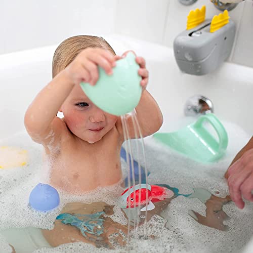Dr. Brown’s CleanUp Dino-Soft Baby Bath Spout Cover and Dino-Pour Bath Rinse Cup, 0m+, BPA Free, Certified Plastic Neutral