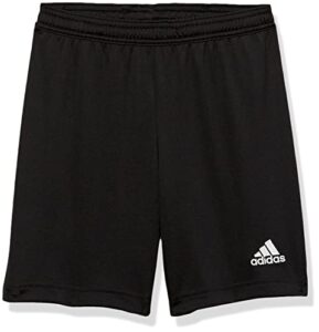 adidas kids’ entrada 22 shorts, black, medium