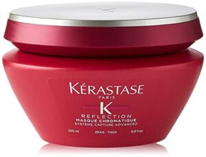 kerastase, reflection masque chromatique multiprotecting masque sensitized colourtreated or highlighted hair thick hair 6.8 ounce 7 fl oz