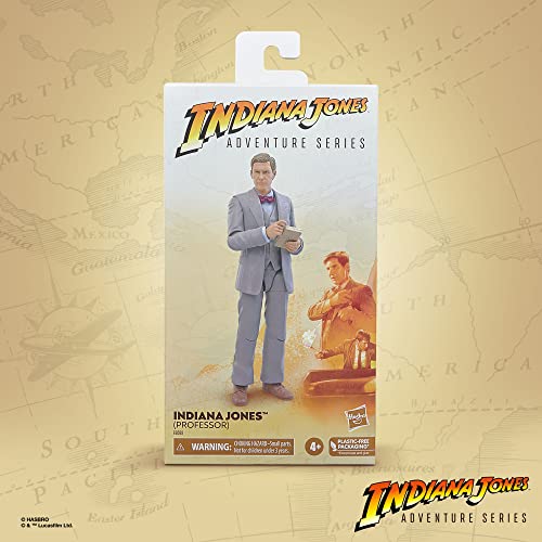 Indiana Jones and The Last Crusade Adventure Series (Professor) Toy, 6-Inch Action Figures, Kids Ages 4 and Up