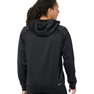 adidas Men's Game and Go Full Zip Hoodie, Black, Medium