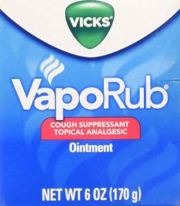 vicks vaporub ointment, 6 ounce