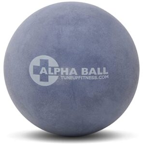 tune up fitness – alpha ball | larger sized yoga massage therapy ball | deep tissue myofascial release and pain relief for upper & lower back, shoulders, ql, hamstrings, hips, glutes, piriformis