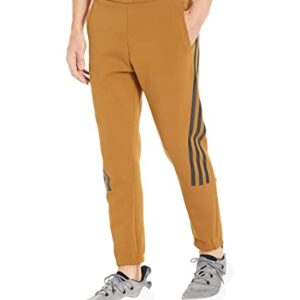 adidas Men's Future Icon 3-Stripes Pants, Bronze Strata, Large