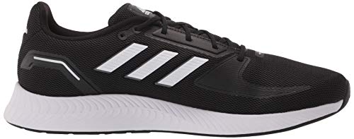 adidas Men's Runfalcon 2.0 Running Shoe, Black/White/Grey, 10.5