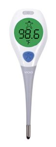 vicks rapidread digital thermometer – accurate, color coded readings in 2 seconds – digital thermometer for oral, rectal or under arm use