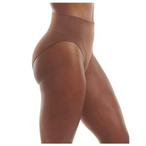 adidas Women's Seamless Micro Stretch Hi Leg, Toasted Mocha, S