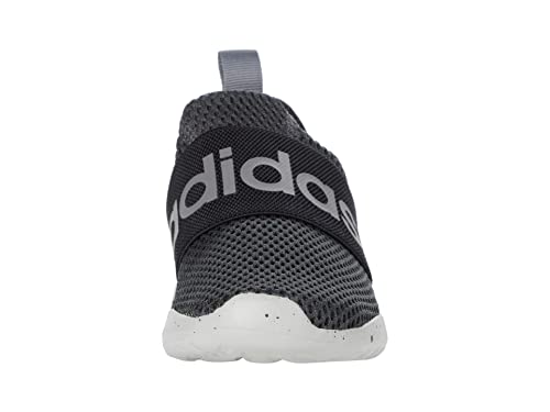 adidas Lite Racer Adapt 4.0 Running Shoes, Grey/Grey/Black, 2 US Unisex Little Kid