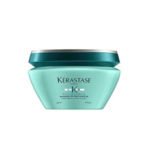 kerastase resistance masque extentioniste hair mask | strengthening hair mask | detangles hair and seals split ends | reinforces length of damaged hair | with proteins| for all hair types | 6.8 fl oz