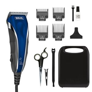 wahl pro-grip pet grooming corded clipper kit – clipper for small to large dogs – electric dog clipper for eyes, ears, & paws – model 9164