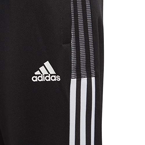 adidas unisex-child Tiro 21 Track Pants Black/White Medium