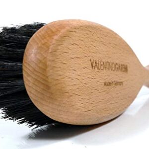 Valentino Garemi Cleaning Brush | Cloths, Fabric Furniture, Textile Drapes, Covers, Hats | Remove & Eliminate Dust, Pets Hair, Dandruff, Dry Stains | Made in Germany