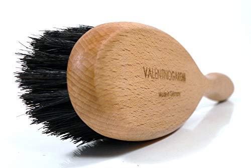 Valentino Garemi Cleaning Brush | Cloths, Fabric Furniture, Textile Drapes, Covers, Hats | Remove & Eliminate Dust, Pets Hair, Dandruff, Dry Stains | Made in Germany