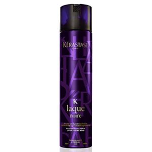 kerastase k-laque noire extra-strong hold hair spray for unisex, 10.1 fl oz