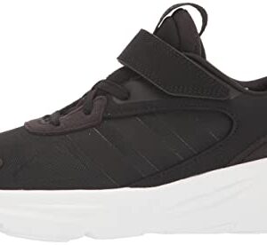 adidas OZELLE Running Shoe, Black/Black/Carbon (Elastic), 6.5 US Unisex Big Kid