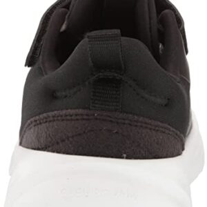 adidas OZELLE Running Shoe, Black/Black/Carbon (Elastic), 6.5 US Unisex Big Kid