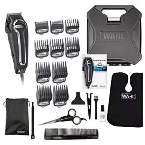 Clipper Elite Pro High Performance Haircut Kit for men with Hair Clippers, Secure fit guide combs with stainless steel clips By The Brand used by Professionals. #79602